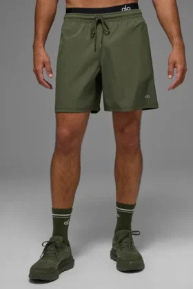 Pantaloncini Circuit da 7″ – Verde oliva