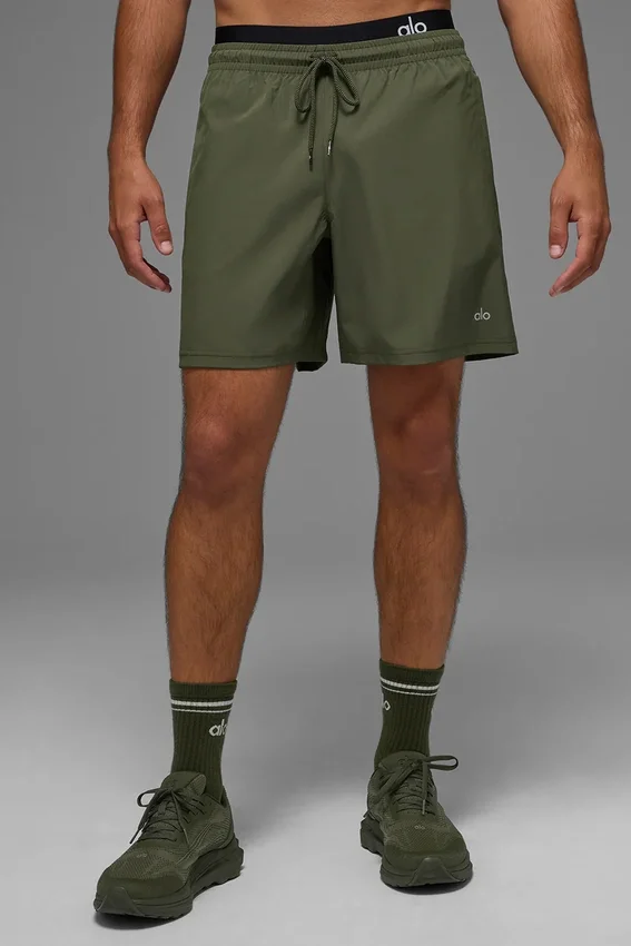 Pantaloncini Circuit da 7" - Verde oliva