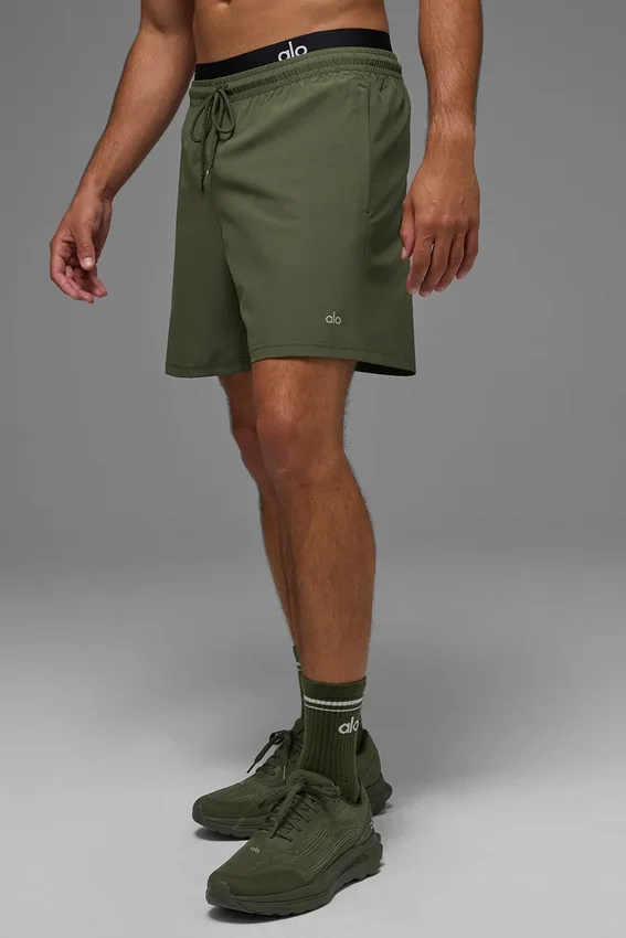 Pantaloncini Circuit da 7" - Verde oliva
