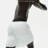Pantaloncini Coastal in jersey di lino da 7" - Bianco