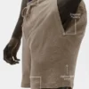 Pantaloncini Coastal in jersey di lino da 7" - Gravel