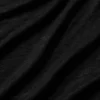 Maglia a maniche lunghe in jersey di lino Coastal con bottoni - Nero