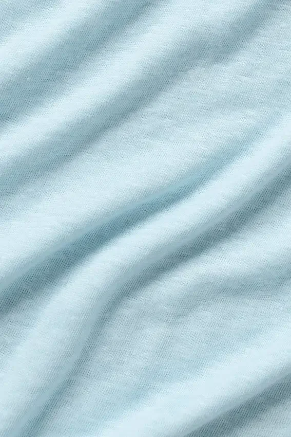 Maglione a maniche lunghe in jersey di lino Coastal - Seaside Blue