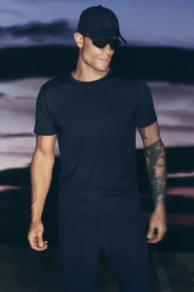 Pantaloncini con collo rotondo Conquer Reform - Navy