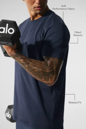 Pantaloncini con collo rotondo Conquer Reform – Navy