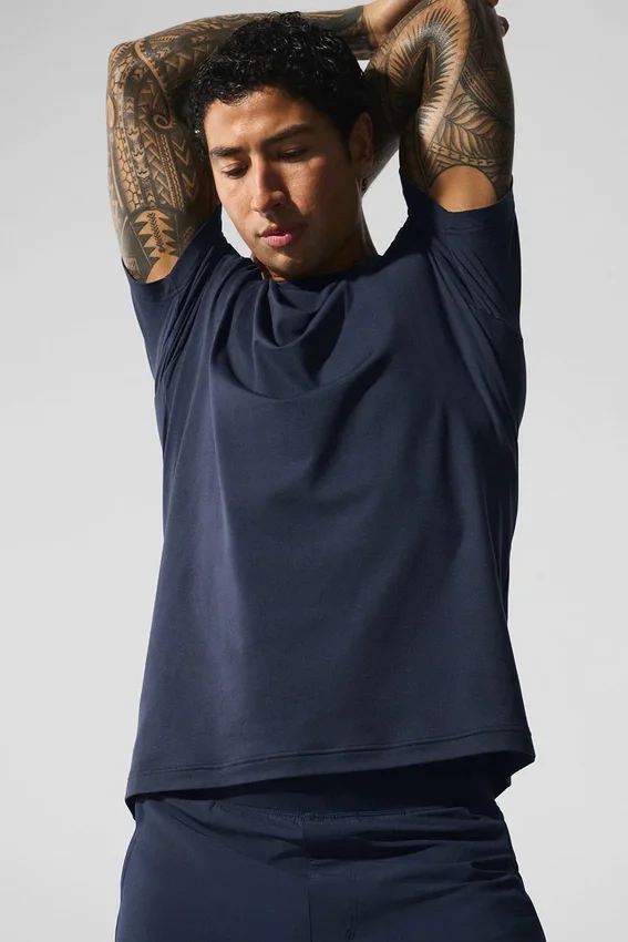 Pantaloncini con collo rotondo Conquer Reform - Navy