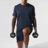 Pantaloncini con collo rotondo Conquer Reform - Navy