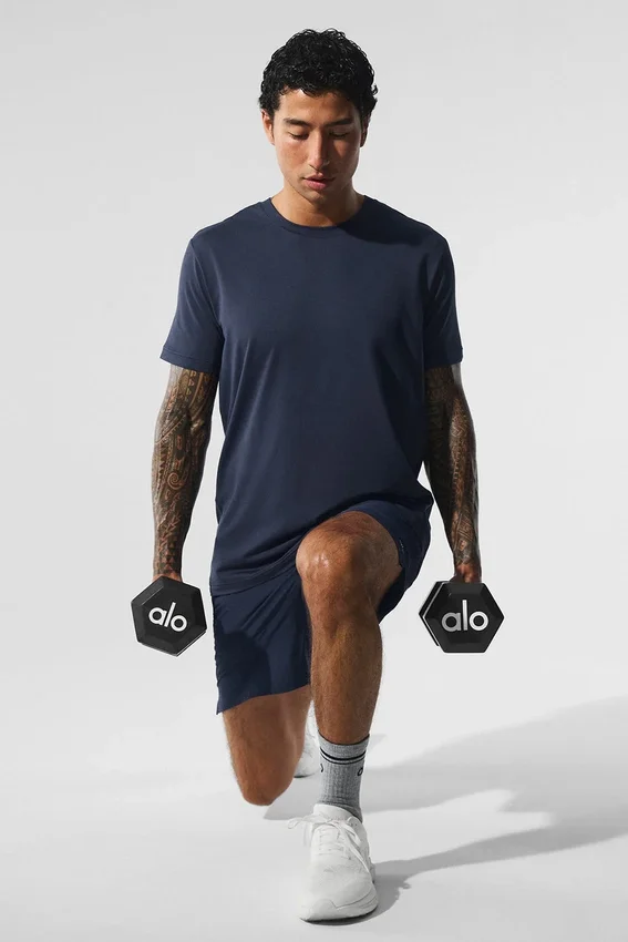 Pantaloncini con collo rotondo Conquer Reform - Navy