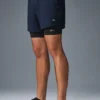Pantaloncini Conquer React 2-in-1 Performance - Blu navy/Nero