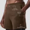 Pantaloncini Conquer React 2-in-1 Performance - Espresso/Nero