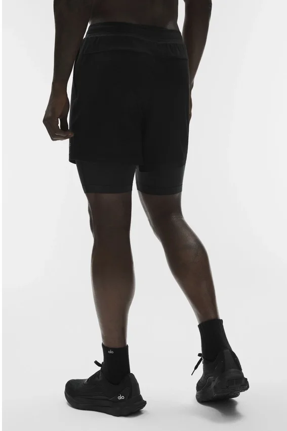 Pantaloncini Conquer React 2-in-1 Performance – Nero/Nero