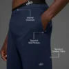 Pantaloncini Conquer React Performance da 7" - Blu navy