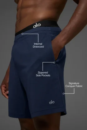 Pantaloncini Conquer React Performance da 7″ – Blu navy