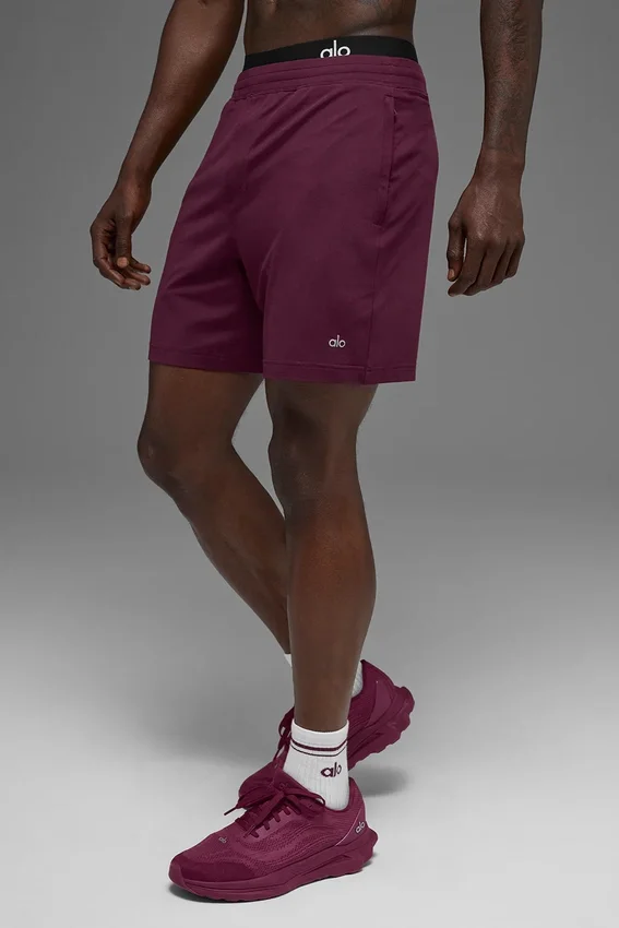 Pantaloncini Conquer React Performance da 7" - Borgogna