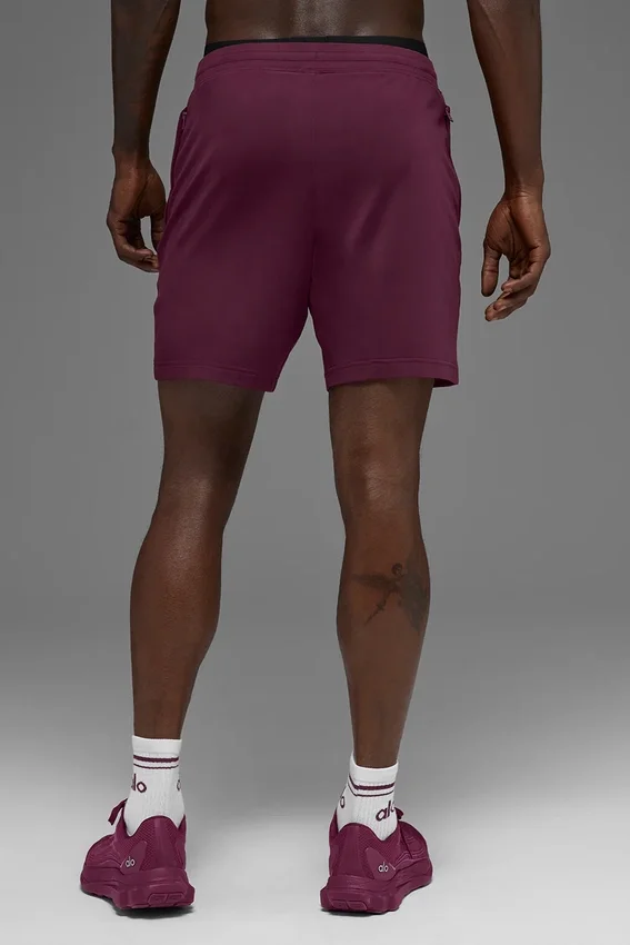 Pantaloncini Conquer React Performance da 7" - Borgogna