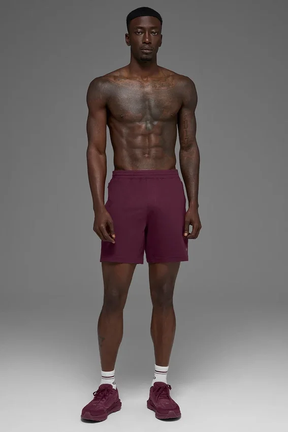 Pantaloncini Conquer React Performance da 7" - Borgogna