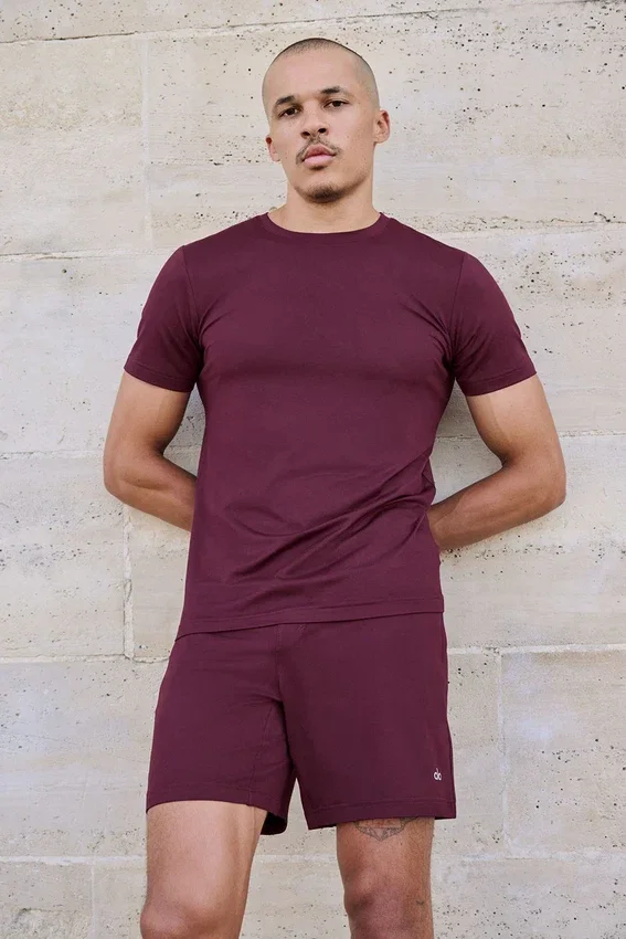 Pantaloncini Conquer React Performance da 7" - Borgogna