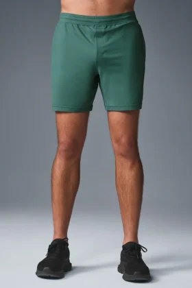 Pantaloncini Conquer React Performance da 7" - Edera invernale
