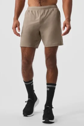 Pantaloncini Conquer React Performance da 7" - Gravel