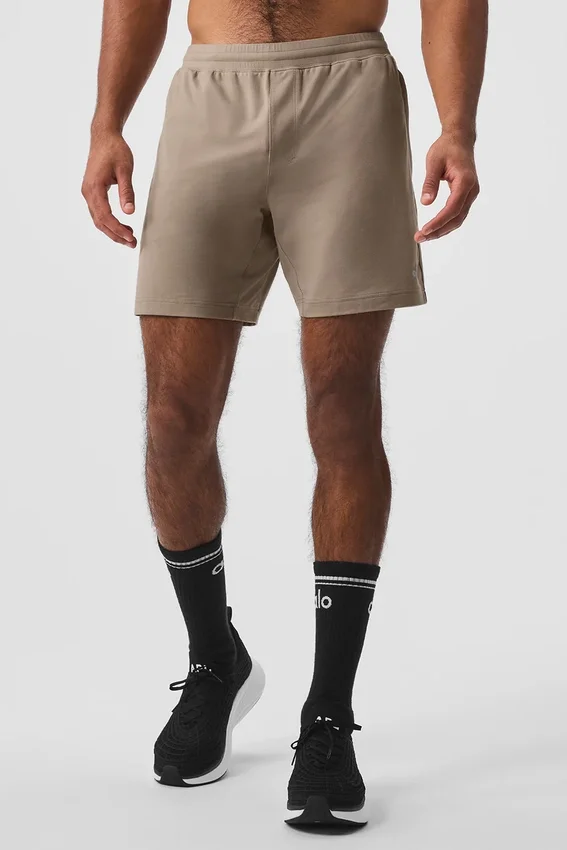 Pantaloncini Conquer React Performance da 7" - Gravel