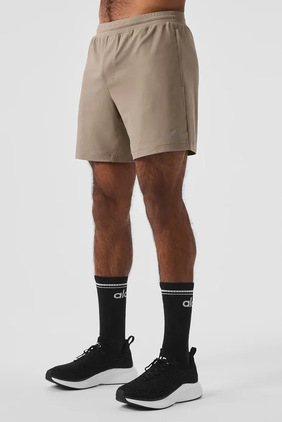 Pantaloncini Conquer React Performance da 7" - Gravel