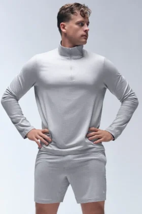 Pantaloncini Conquer React Performance da 7" - Grigio melange sportivo