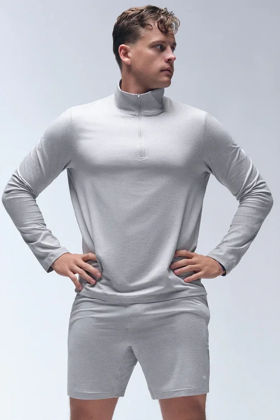 Pantaloncini Conquer React Performance da 7" - Grigio melange sportivo