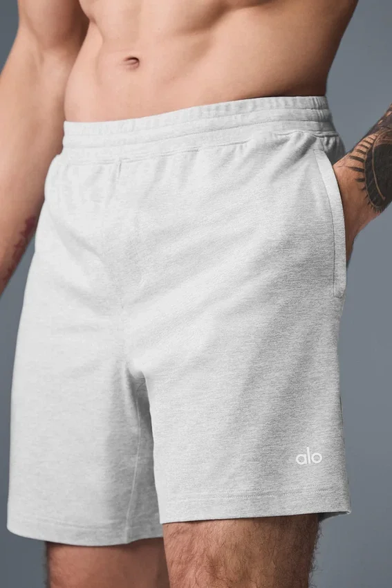 Pantaloncini Conquer React Performance da 7" - Grigio melange sportivo