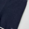 Pantaloncini cortissimi in maglia tipo maglione Tennis Club - Blu navy/Avorio