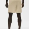 Pantaloncini da 7" in cotone e cashmere Ever Soft - Beige sabbia