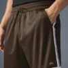 Pantaloncini da basket in rete Key da 7" - Espresso