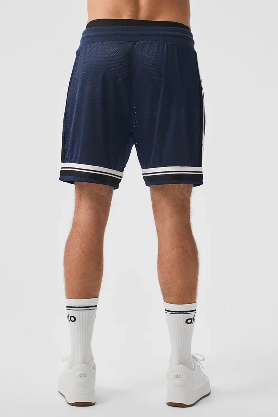 Pantaloncini da basket Key Mesh da 7" - Blu navy