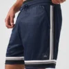 Pantaloncini da basket Key Mesh da 7" - Blu navy