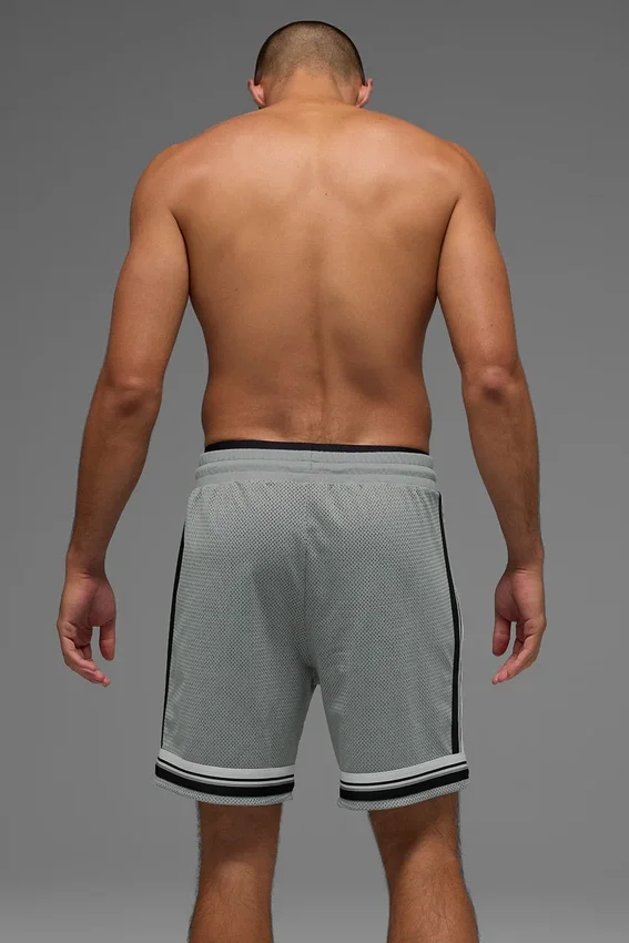 Pantaloncini da basket Key Mesh da 7" - Grigio lunare