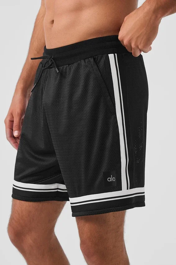 Pantaloncini da basket Key Mesh da 7" - Nero