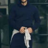 Pantaloncini da casa a trama a nido d’ape da 7" - Blu navy