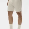 Pantaloncini da casa a trama a nido d’ape da 7" - Colore osso