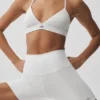 Pantaloncini da ciclista High-Waist Airbrush da 5" - Bianco