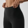 Pantaloncini da ciclista High-Waist con stampa Airbrush da 5" - Nero