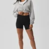 Felpa con cappuccio e zip Sweet Escape - Grigio melange sportivo
