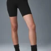 Pantaloncini da ciclista High-Waist da 7" – Nero