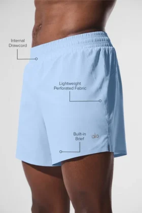 Pantaloncini da corsa Adapt da 5″ – Blu conchiglia