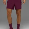 Pantaloncini da corsa Adapt da 5" - Borgogna