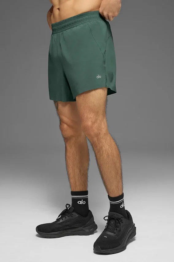 Pantaloncini da corsa Adapt da 5" - Verde trifoglio