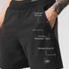 Pantaloncini da corsa "Double Take" da 7" - Nero