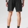 Pantaloncini da corsa "Double Take" da 7" - Nero