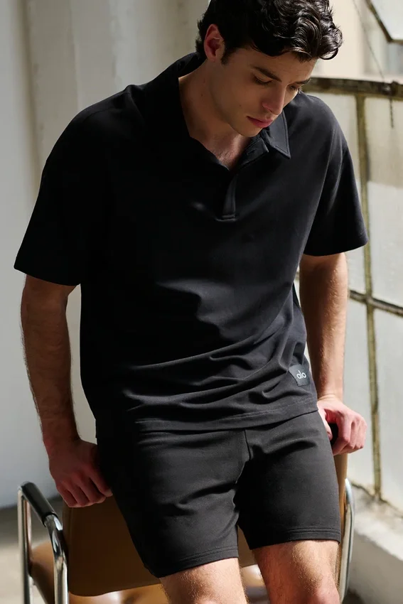 Pantaloncini da corsa "Double Take" da 7" - Nero