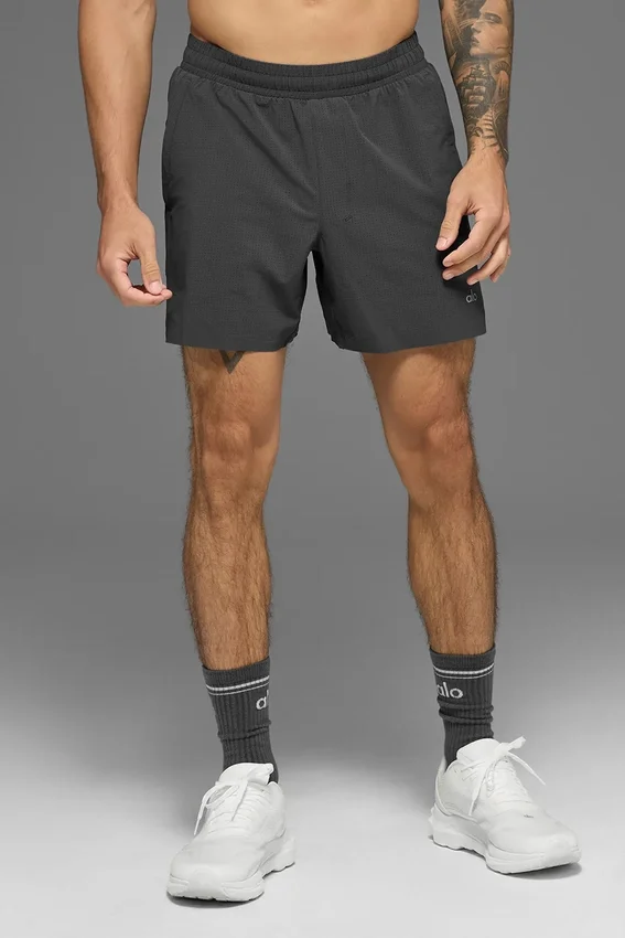 Pantaloncini da corsa Traction da 5" - Antracite