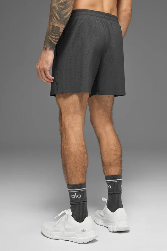 Pantaloncini da corsa Traction da 5" - Antracite