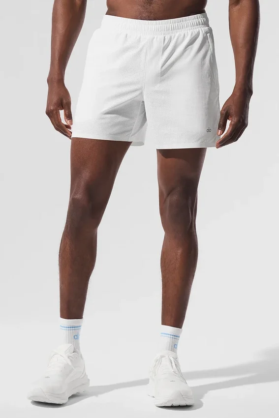 Pantaloncini da corsa Traction da 5" - Bianco